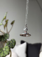 VIVIENNE WESTWOOD Medium Orb Necklace Silver Crystal Icon (org $595)