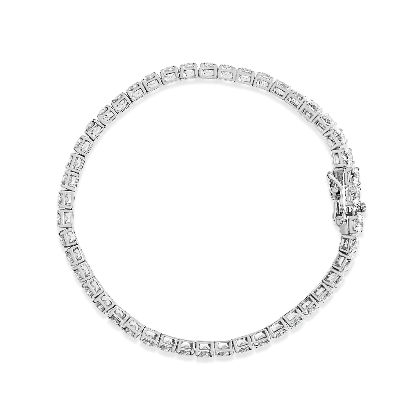 DIAMOND ORBIT // 14k white gold bracelet