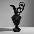 Vintage Cast Metal Renaissance-Style Urn – Ornate Lion Relief Design Vase Decor