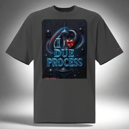 [faded needle] DUE PROCESS// CottonTee