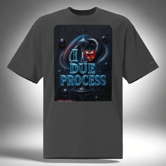[faded needle] DUE PROCESS// CottonTee