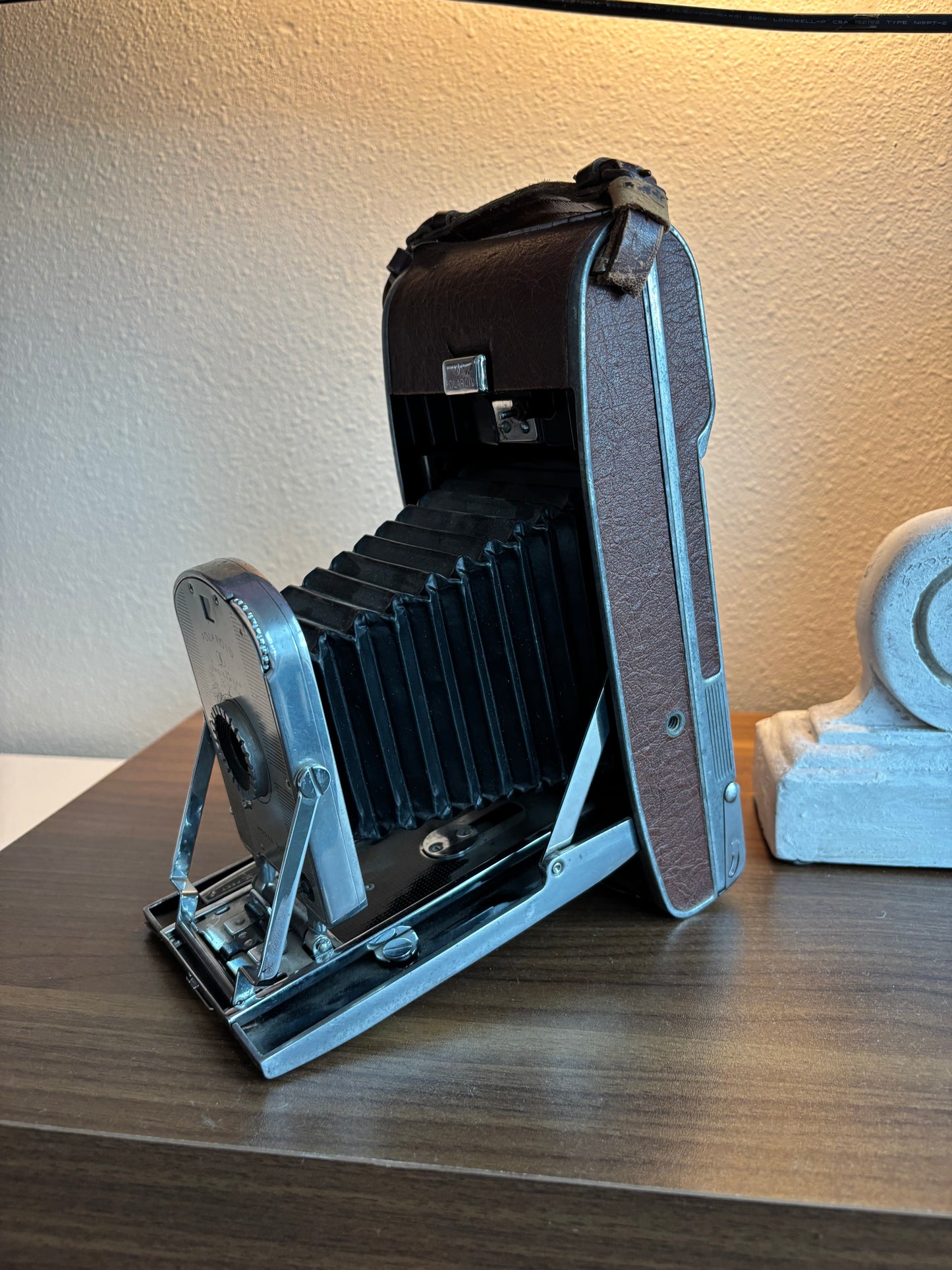 1956 VINTAGE Polaroid Land Camera 95B Folding Instant Camera Mid Century Collectible