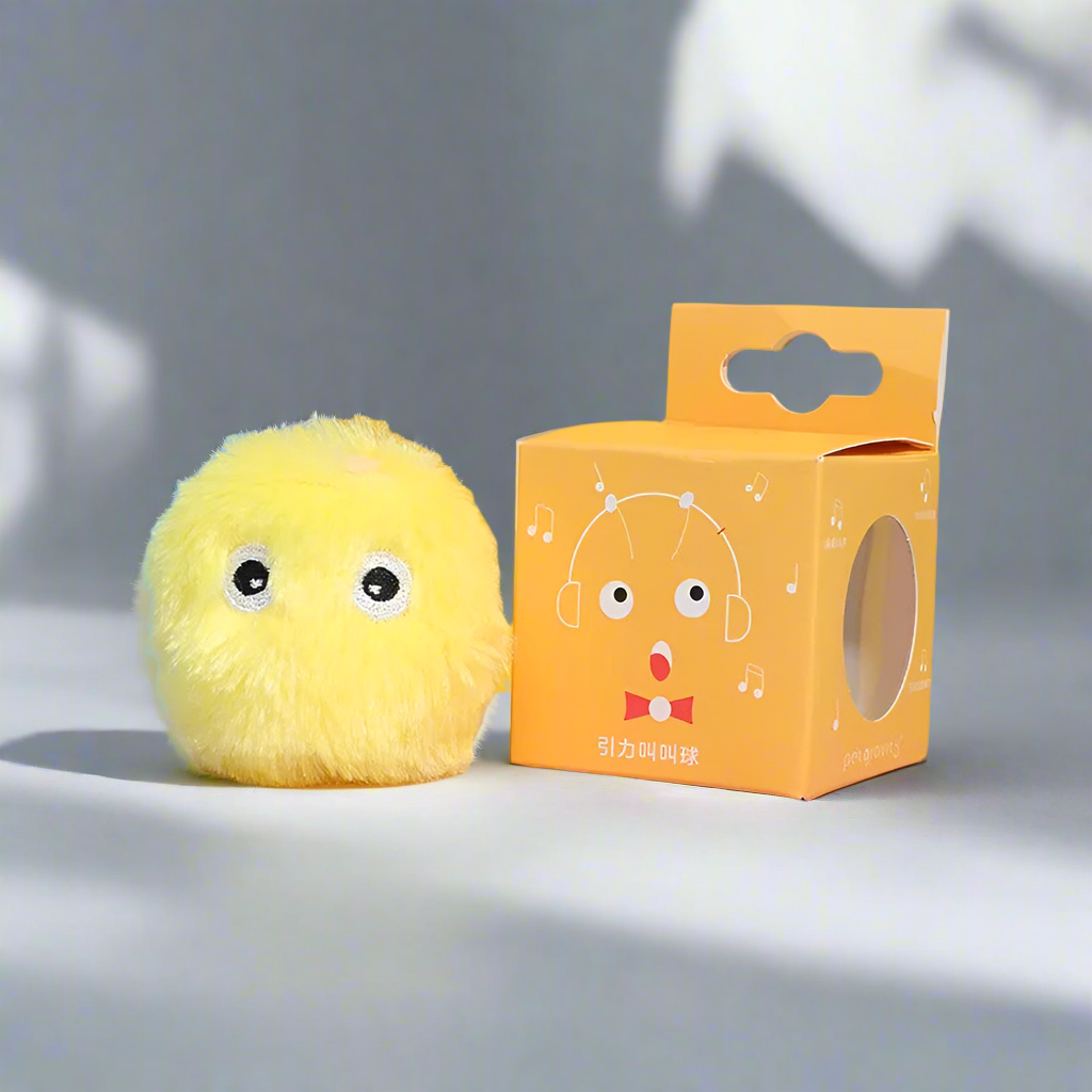 LUNARPAW ORB // plush electric catnip training toy