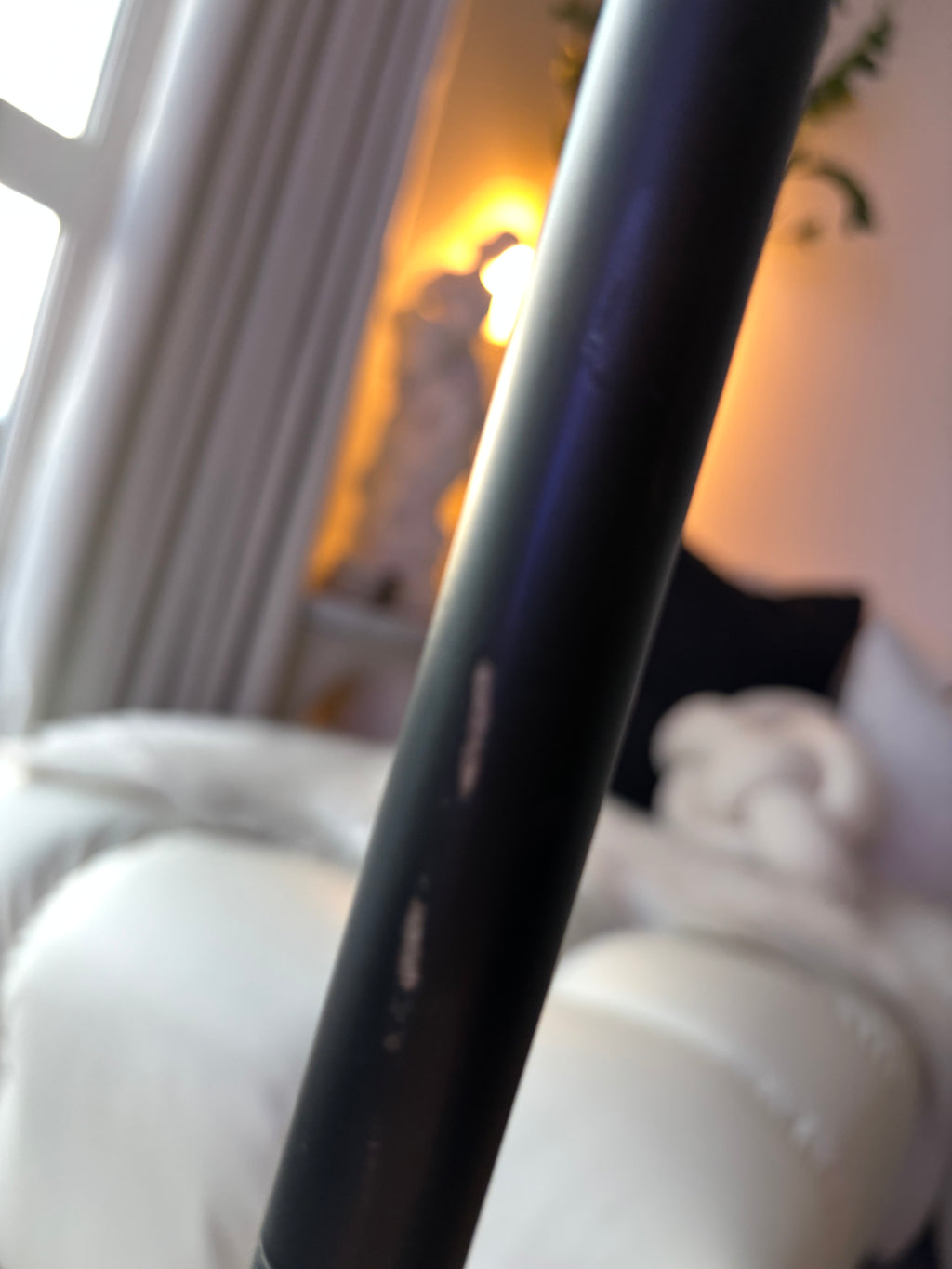 IKEA RANARP Floor Reading Lamp Black Brass Adjustable Industrial Task Light