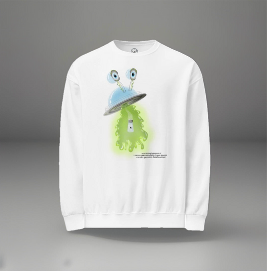 SLATY SNAIL INVADER // crew neck
