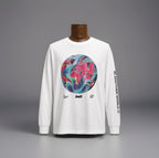 LEVI’S Brand T-Shirt “Another World” Print Retro Long Sleeve Men Size XL (org $40)