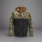 LEVI'S X JUSTIN TIMBERLAKE Rare Denim Coat Camo Hood Trucker Jacket (org $195)