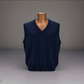 PENDLETON Vintage 1998 Sweater Vest Navy Blue V-Neck 100% Lambswool Wool NWT -XL