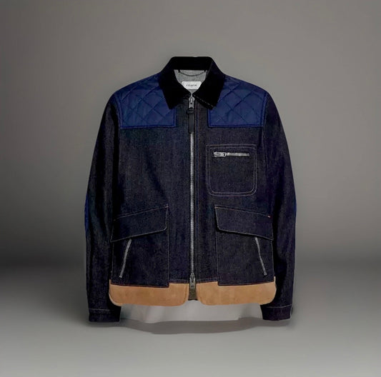 Runway COACH NY Denim Jacket with Shearling | Zip-Front | Real | Size 50 ($895)