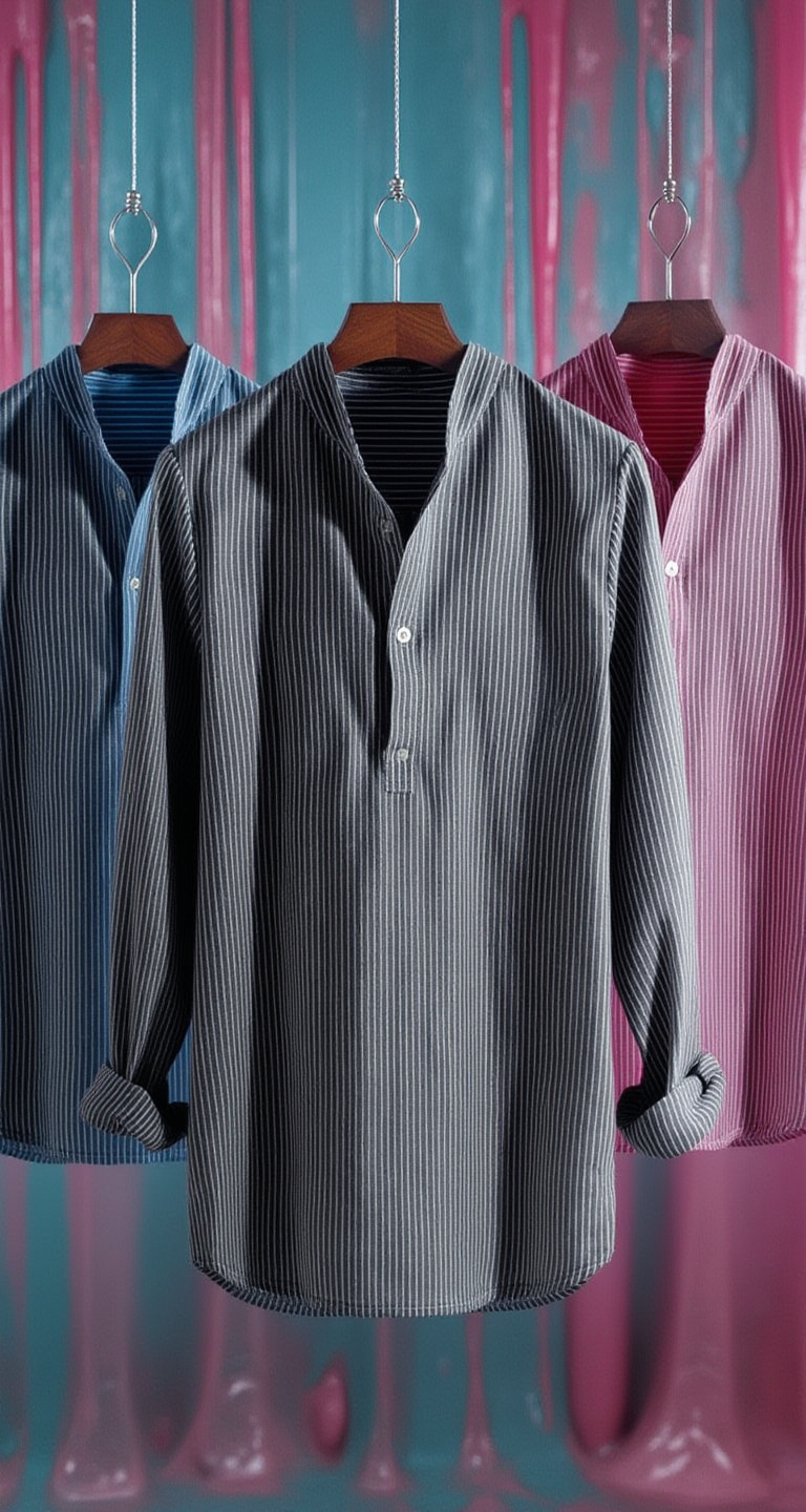 ZENITH STRIPES // button shirt