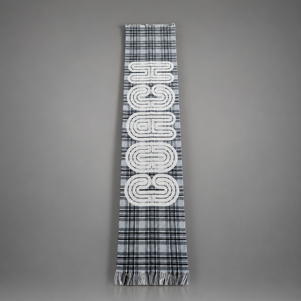 COACH Designer 4624 Reverse Scarf Sporty Plaid Print Muffler Scarves (org $225)