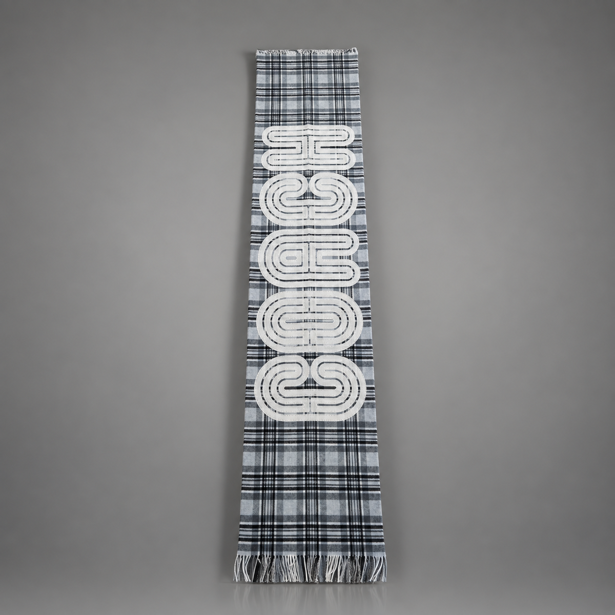 COACH Designer 4624 Reverse Scarf Sporty Plaid Print Muffler Scarves (org $225)
