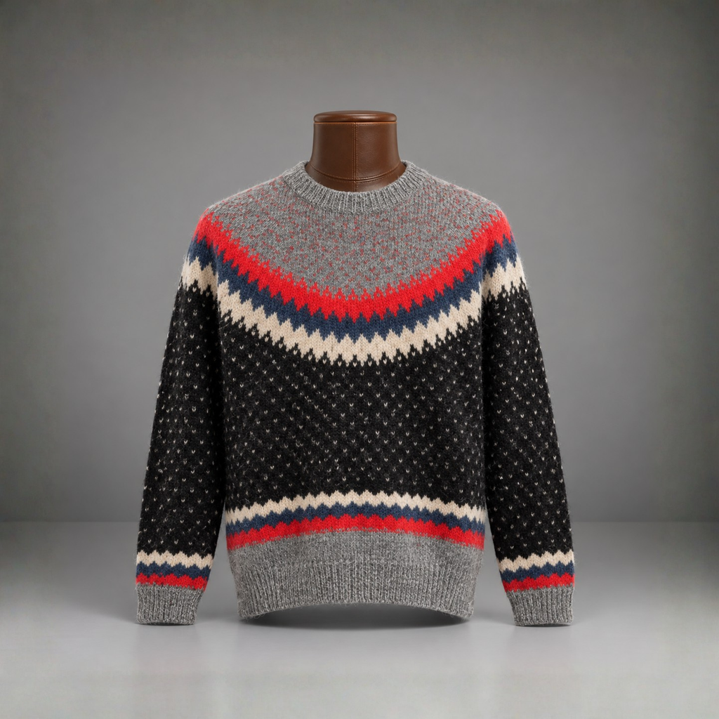 WOOLRICH Vintage Wool Mohair Crewneck Sweater Nordic Size XL (org $179)