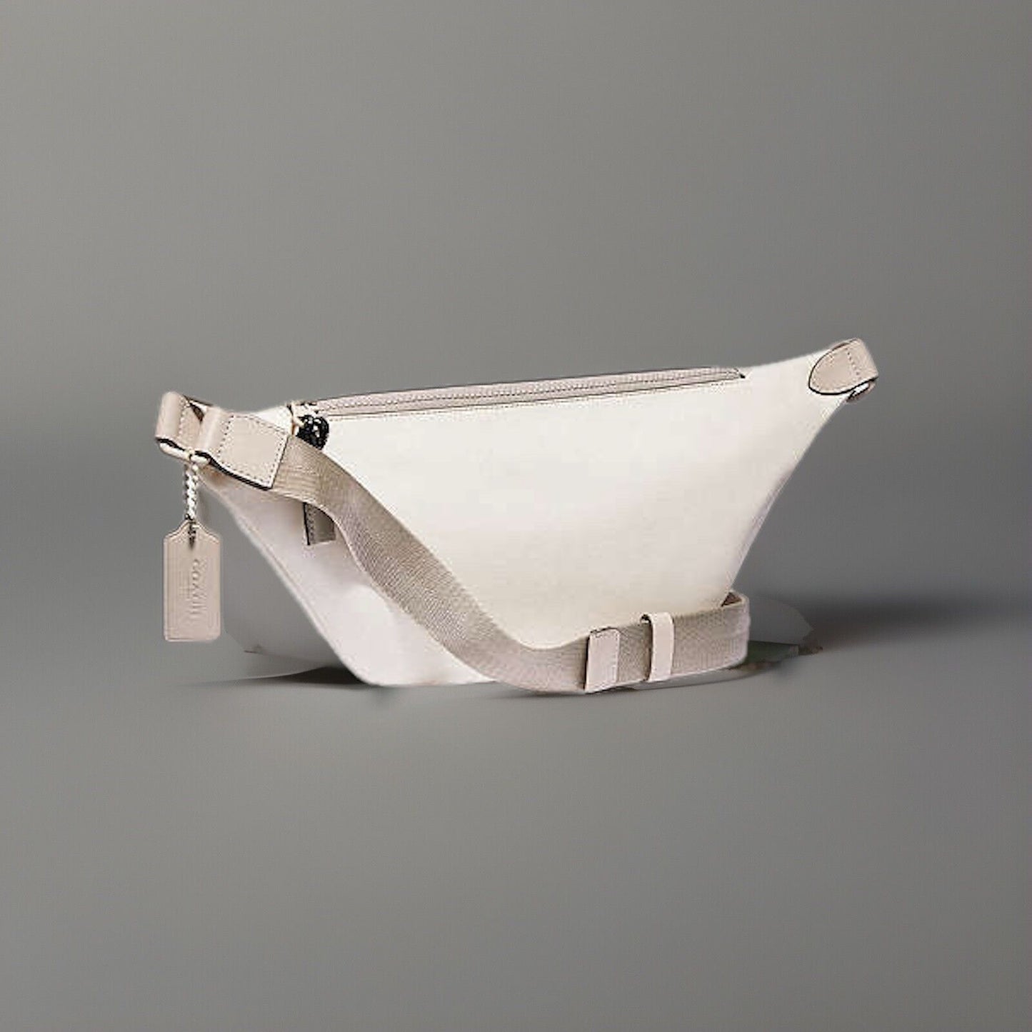 COACH Designer Rivington Cow Leather Belt Bag Fanny Pack Cross Sling (org $350)