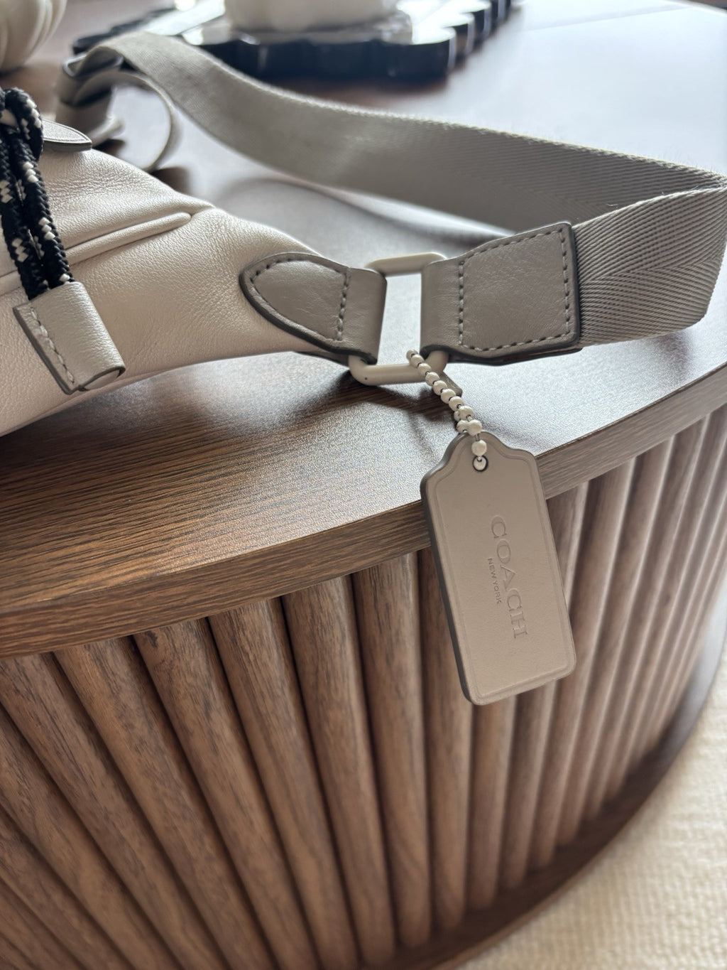 COACH Designer Rivington Cow Leather Belt Bag Fanny Pack Cross Sling (org $350)