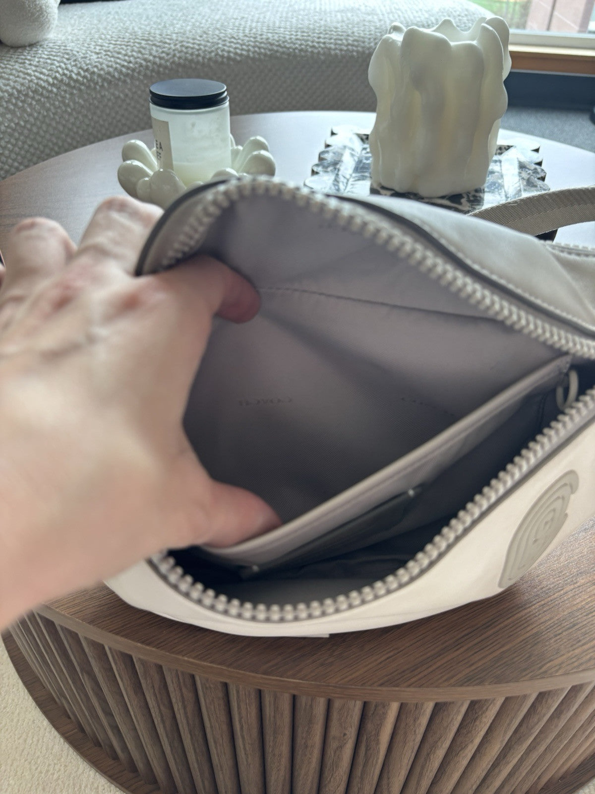 COACH Brand Rivington Belt Bag & Fanny Bag Crossbody with LOGO Patch (org $350)